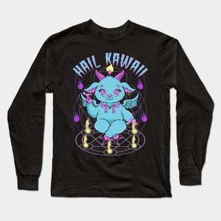 Hail Kawaii Baphomet Manga Amine Long Sleeve T-Shirt